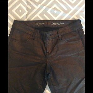Dark bronze coated jeans + gift